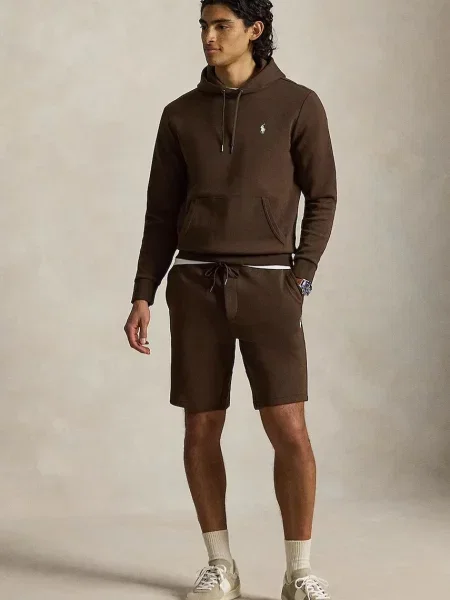 Polo Ralph Lauren bluza z kapturem brązowa