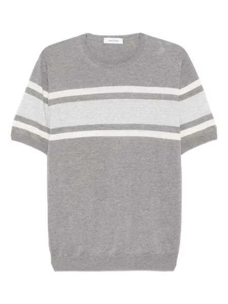 Tricou Gran Sasso cu dungi gri