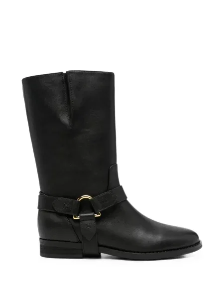 Botine Coccinelle din piele negru