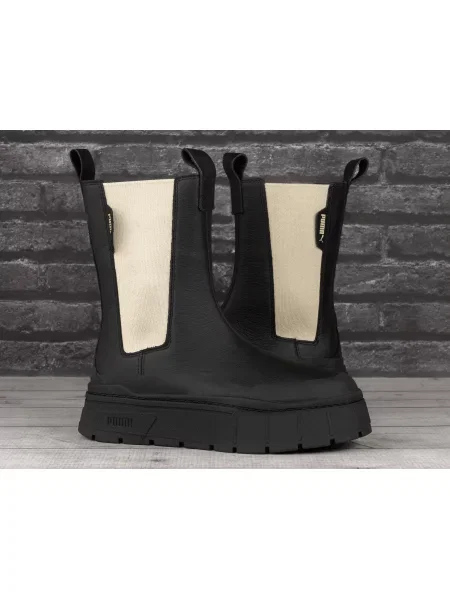 Buty botki sportowe Puma MAYZE STACK CHELSEA beżowe