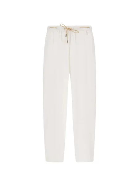 Șnur de strângere pantaloni Herno alb
