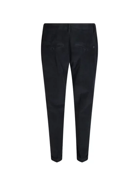Pantaloni Dondup de catifea cord albastru