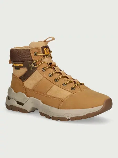 Botine Cat Footwear din piele maro