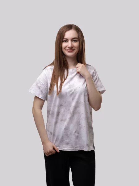 Футболка LUMO віскоза/поліестер білий