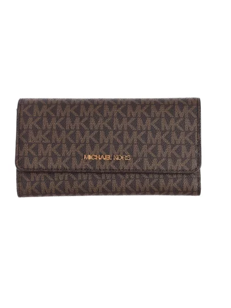 Portfel Michael Kors skórzany brązowy
