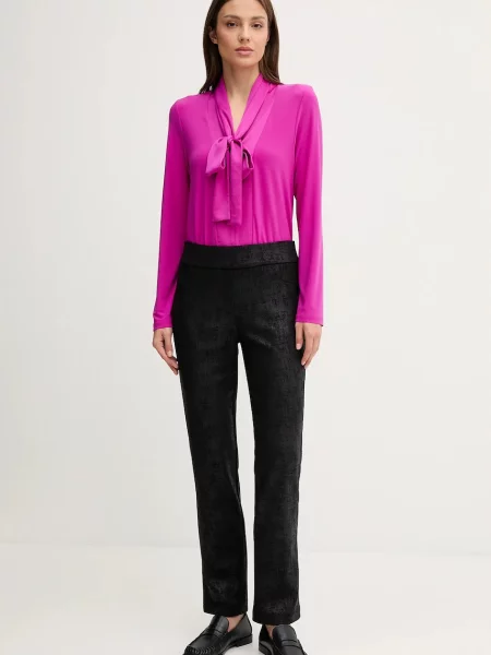 Joseph Ribkoff spodnie proste medium waist czarny