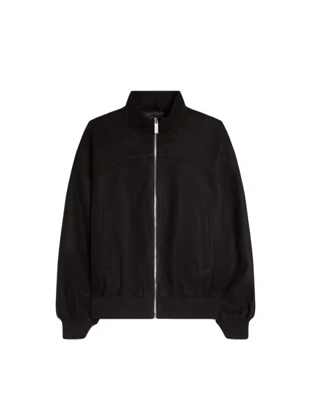 Bershka Geacă de primăvară-toamnă negru