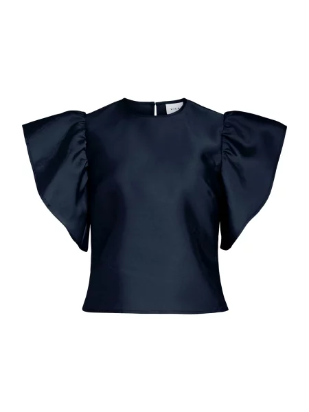 VILA Bluză VIShina bleumarin