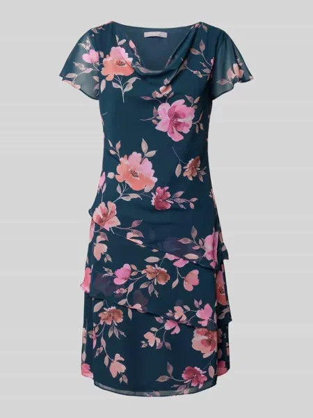 Sukienka koktajlowa o długości do kolan z efektem stopniowania Christian Berg Cocktail