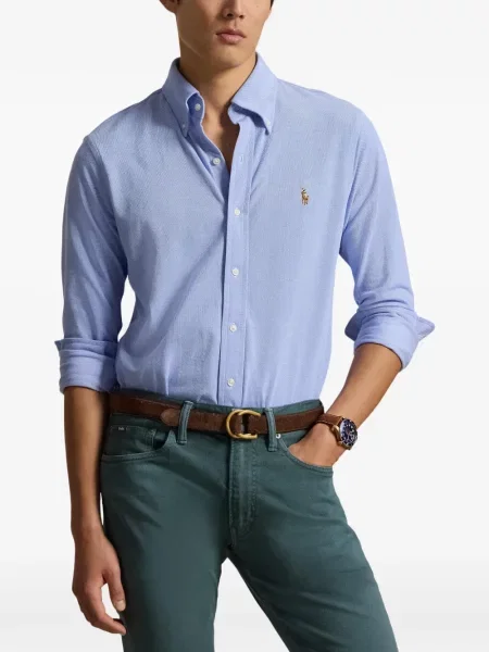 Șosete Polo Ralph Lauren cu broderie în carouri de flanelă verde
