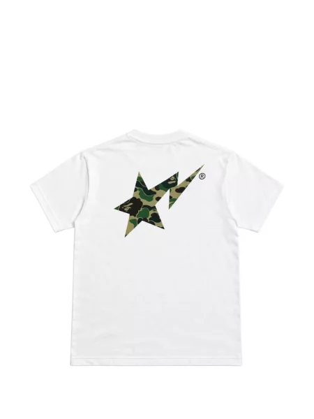 Μπλούζα A Bathing Ape® με σχέδιο παραλλαγής λευκό