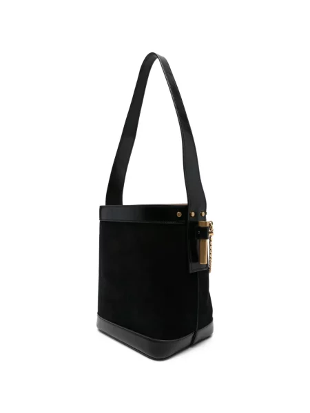 Colier Versace din piele negru