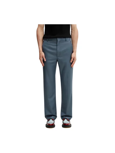 Kenzo Tailored Pants spodnie garniturowe wełniane szare