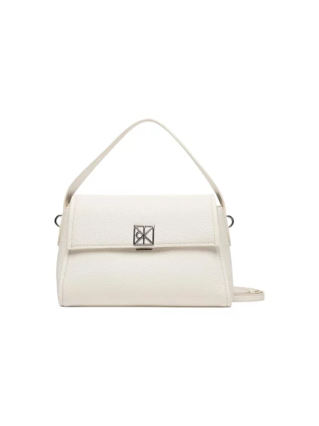 Calvin Klein Ročna torbica volneno bela