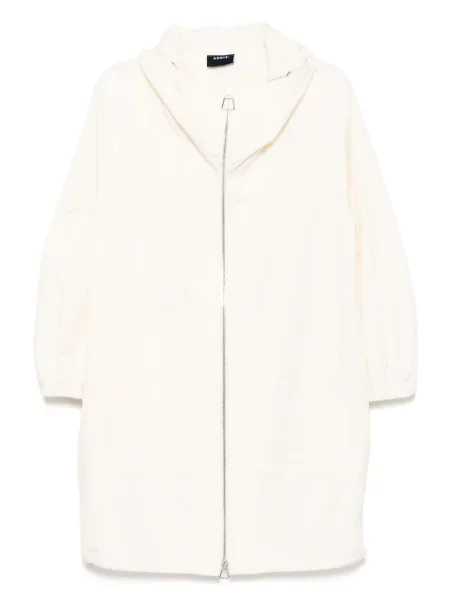 Jedwabna parka Akris żółta