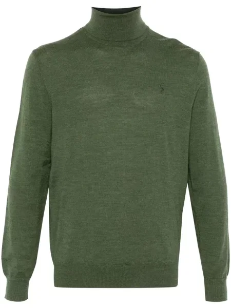 Μεταξωτή καρό γραβάτα Polo Ralph Lauren μπαλωμένο μπλε