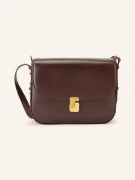 Soeur torebka crossbody skórzana BELLISSIMA MAXI brązowa