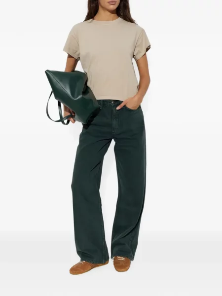 Blugi drepți Rag & Bone verde