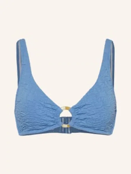 Watercult Bralette Bikiny Tidal Texture tmavě modrá