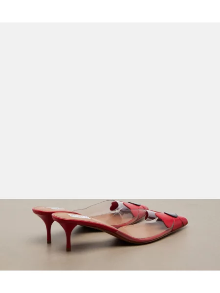 Papuci tip mules Alaïa roșu