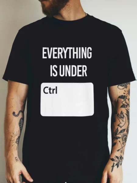 Футболка Ctrl+ черная
