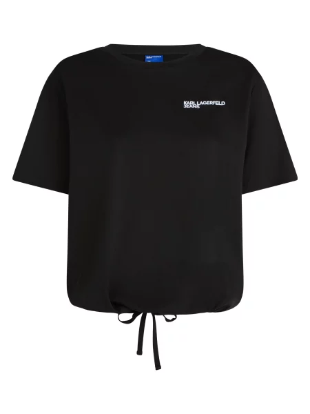 KARL LAGERFELD JEANS Tricou negru alb