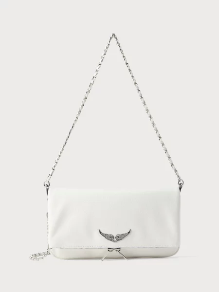 Zadig & Voltaire Κλατς ROCK' λευκό