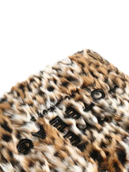 Geantă shopper Marc Jacobs cu imagine cu model leopard maro