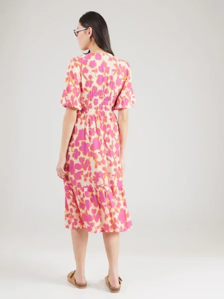 ONLY Rochie ONLAURI MIKASI portocaliu / roz deschis alb