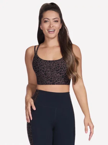 Топ спортивний Skechers мультиколор нейлон/спандекс