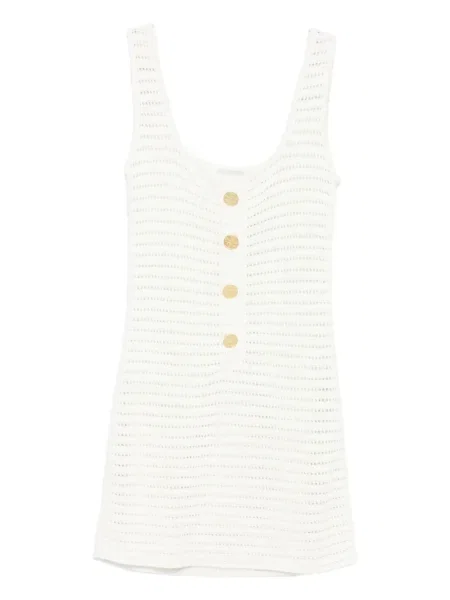 Rochie mini Le Kasha de costum alb