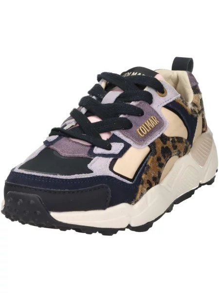 Tenisky Colmar s leopardím vzorom čierna