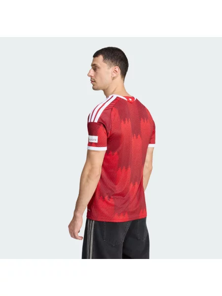 Koszulka Adidas z dżerseju biała