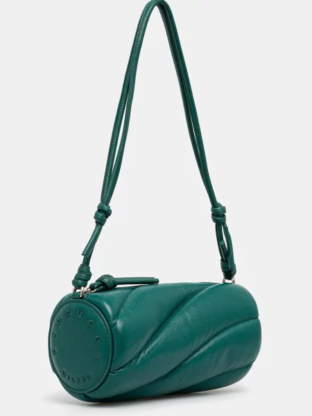 Кожаная сумка Fiorucci зеленая