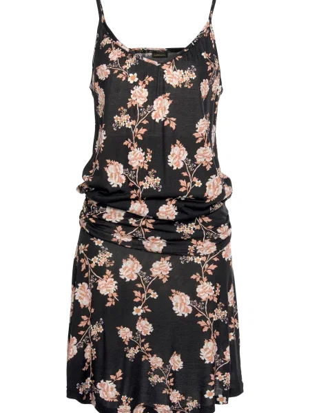 LASCANA Rochie roz negru
