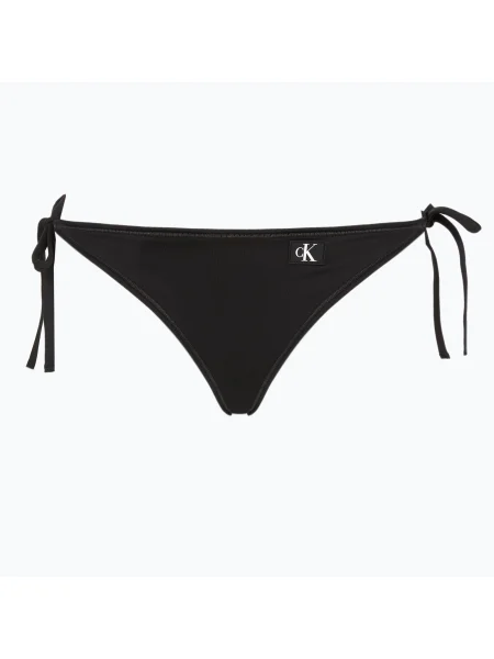 Calvin Klein fürdőruha alsó String Side Tie pvh fekete. Méret: M fekete
