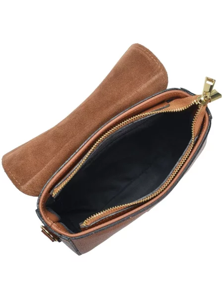 Geanta crossbody Anna Luchini maro