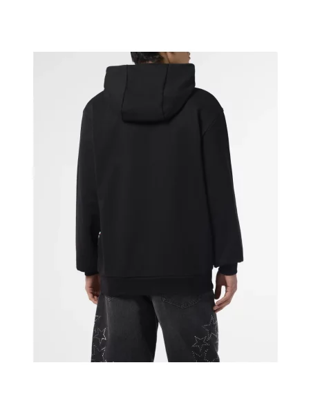 Bluza z kapturem Philipp Plein z kapturem czarna