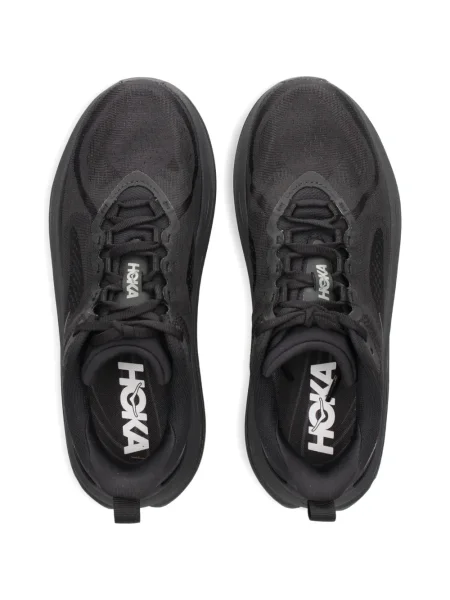 Sneakerși Hoka cu șireturi din dantelă negru