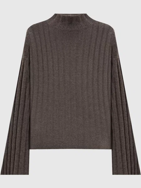 Светр з кашеміру Agnona коричневий