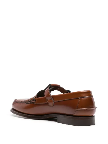 Pantofi loafer Hereu din piele maro