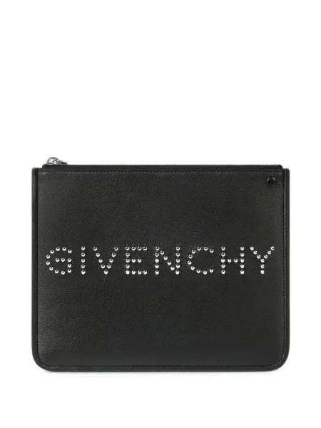 Geantă Givenchy din piele cu tepi negru