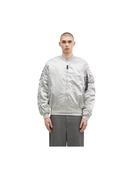 Kurtka bomber Alpha Industries szary