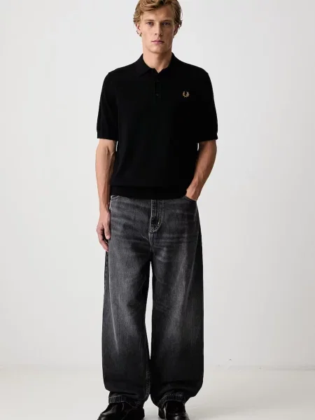 Tricou polo Fred Perry negru