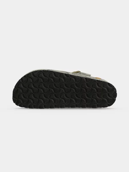 BIRKENSTOCK Šľapky Boston kamenná / svetlosivá sivá