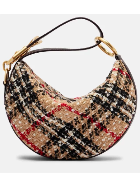 Torebka skórzana Burberry skórzana beżowa