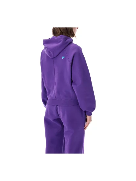 Bluza z kapturem Pangaia z kapturem fioletowa