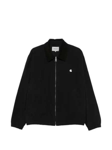 Gulerat geacă Carhartt Wip cu broderie de catifea cord negru