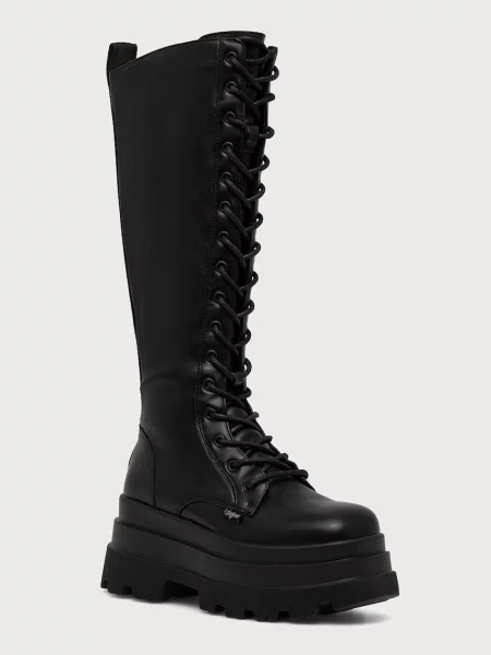 Buffalo cizme pentru femei Jupiter Lace Up Hi negru