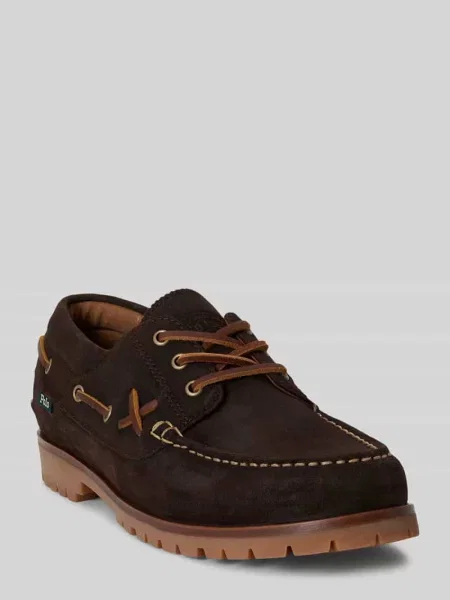 Polo Ralph Lauren mokasyny skórzane Ranger Deck brązowe